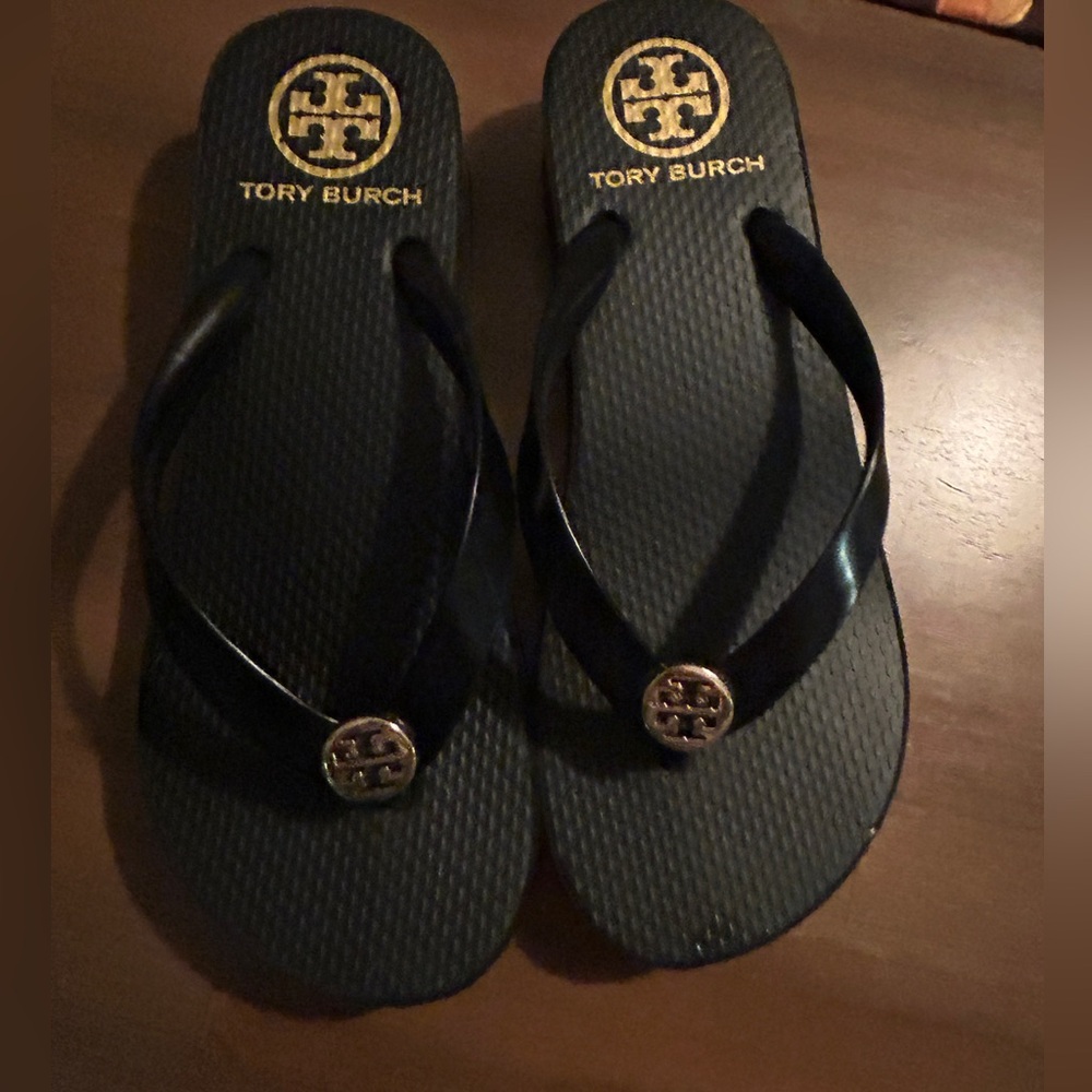 Tory Burch Platform Flip Flops